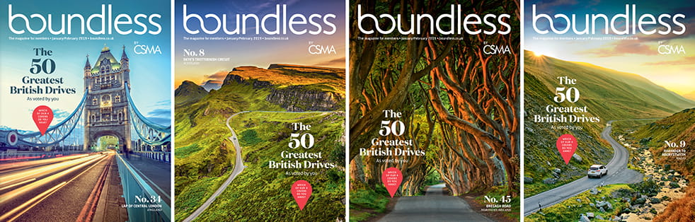 50 greatest UK road trips: Boundless magazine